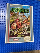 Guerrilla War Vidpro Card Nintendo NES Vintage Toys R Us Display Card