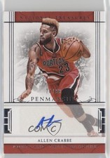 2016-17 Panini National Treasures Penmanship 74/99 Allen Crabbe #39 Auto 0f8