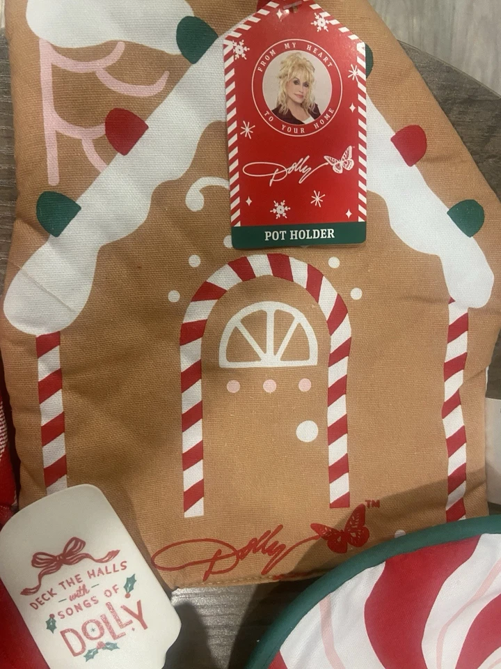 Dolly Parton Accesorios de Cocina Navidad Cortador de Galletas Juego de Guitarra! Foto 3 de 4