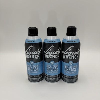 Liquid Wrench White Lithium Grease. Part No. L616. Pack Of 3