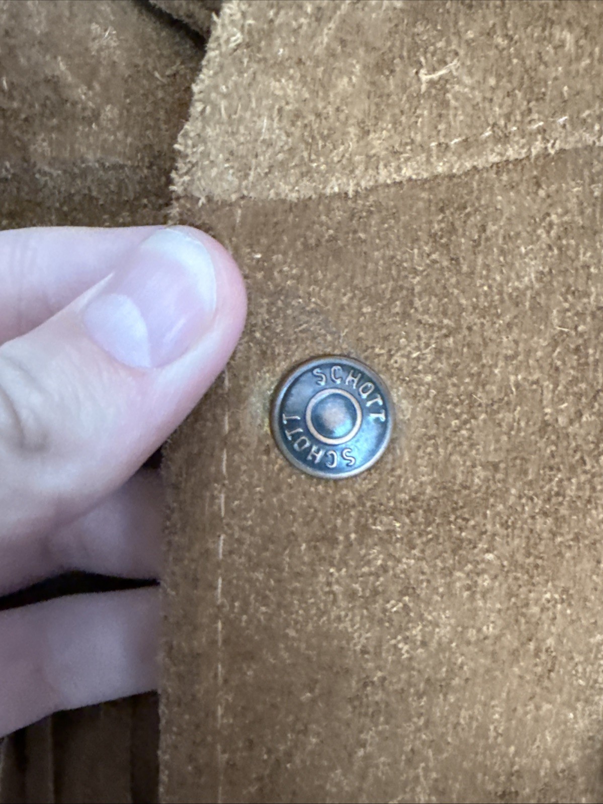 Vintage 70s Schott NYC RANCHER Western Fringe Leather Jacket Men’s Size 38