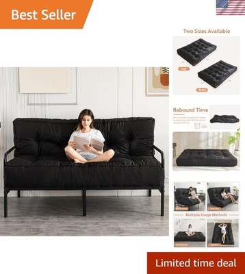 8 Inches Futon Mattress Full Size, Thick Futons Sofa Couch Bed, Floor Mattres...