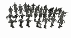 *RARE Vintage Original (1960s) MARX WWII German Toy Soldiers (37 Figures) *READ