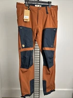 Fjallraven Keb Agile Trousers Men Autumn Leaf Navy 36 x 32