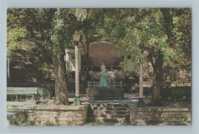 Basin Spring Park Eureka Springs Arkansas Ozarks Vintage Postcard K3