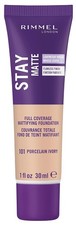 Rimmel London Stay Matte Liquid Mousse - 101 Porcelain Ivory - Foundation - 1oz