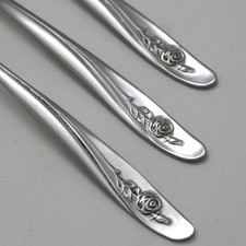 ROSEANNE Design Oneida Community Stainless Steel Cutlery Forks & Spoons