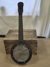 Vintage Banjolele Banjo Ukulele Banjo 20 3/4" X 7" Diameter Unbranded Read