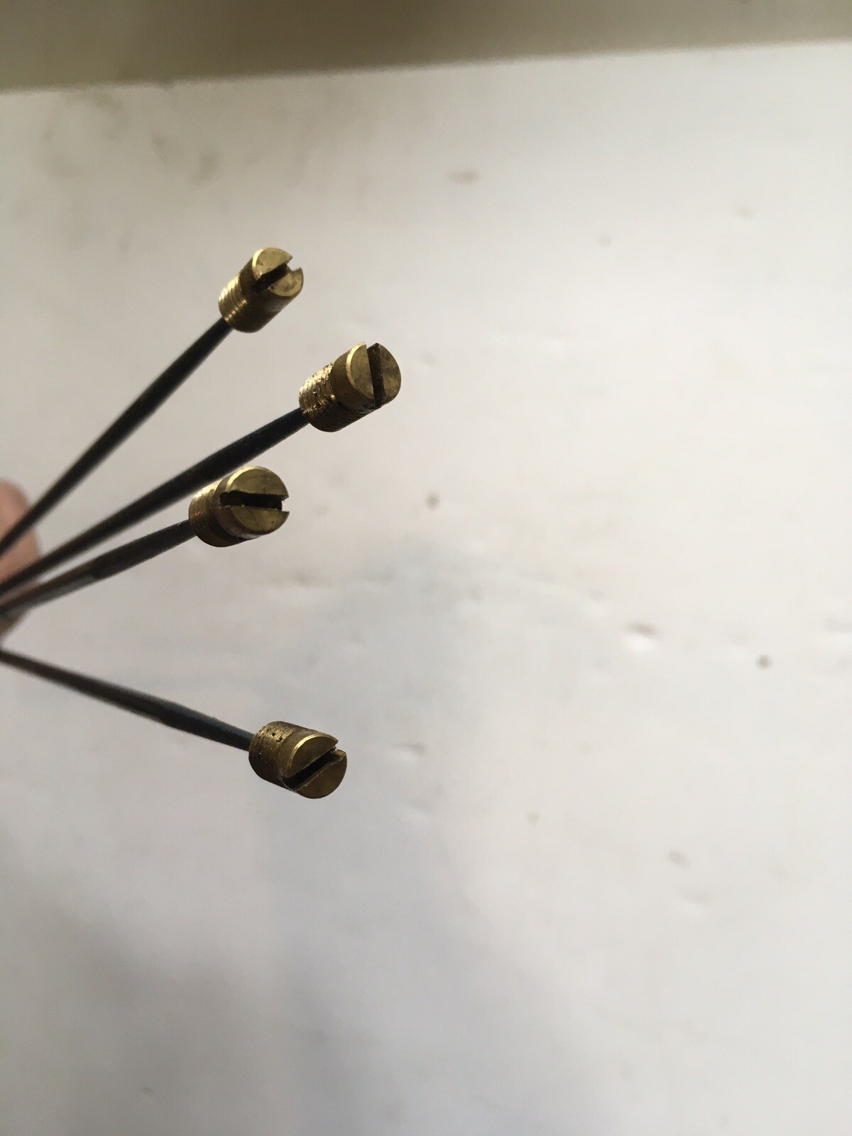 Set of 4 antique/vintage wall clock , Grandfather Clock chime Rod for