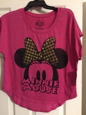 Everyday Disney Minnie Mouse With Bow Shirt NWT Size Large Must See Pictures 