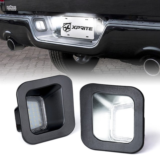 Xprite Black LED License Plate Light Assembly for 0318 Dodge Ram 1500