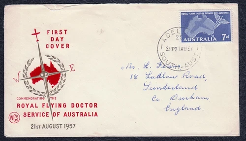 Australia 1957 Royal Flying Doctor Service First Day Cover FDC