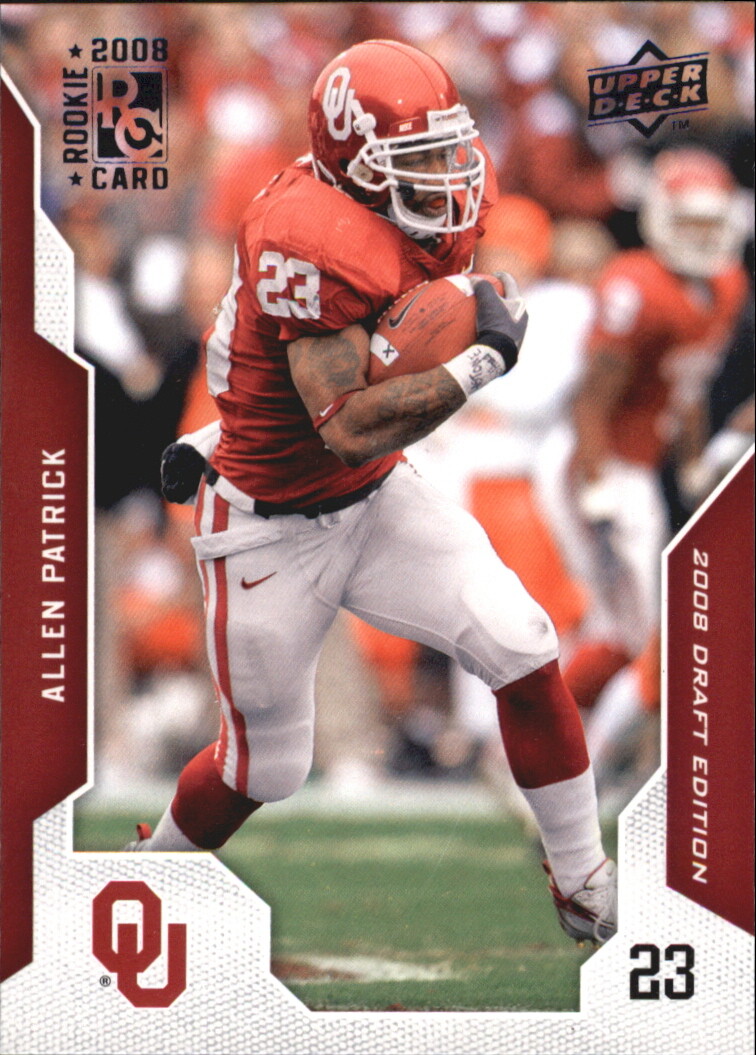 2008 Draft Edition (Upper Deck) Football "Parallel" Cards