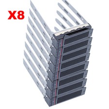 Lot of 8, 3.5 SAS SATA Hard Drive Tray Caddy ...
