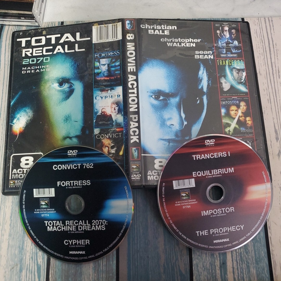 8-movie Action & Sci-fi Pack - Fortress / Total Recall 2070