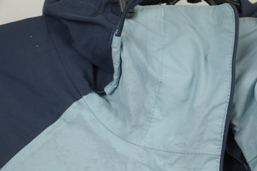 Nike ACG Blue Polyester Hooded Long Sleeve Full Zipper Windbreaker Jacket S - Picture 17 of 23
