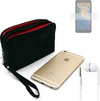Travelbag Schutzhülle für ZTE Blade A31 Lite Smartphones + headphones Smartpho