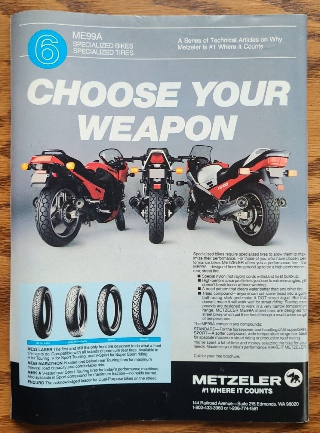 Cycle Magazine June 1985 Computer Built Bikes Honda 1100 Shadow Yamaha FZ750