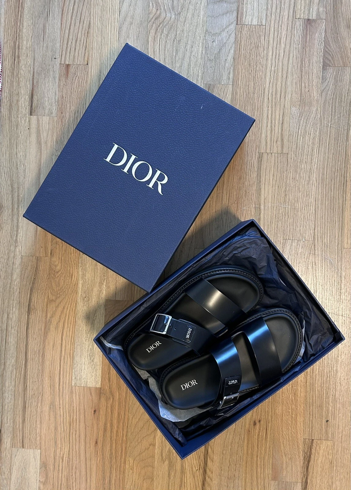 Sandales Dior cuir neuves sans étiquette taille 39 homme/femme 39