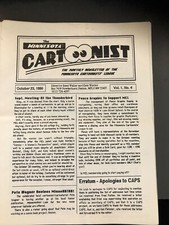 THE MINNESOTA CARTOONIST V1#4 - October 1990 - Newsletter - editor Reed Waller