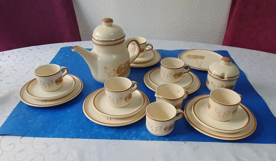 Wächtersbach W. Germany 20 tlg Kafferservice - Bild 3 von 4