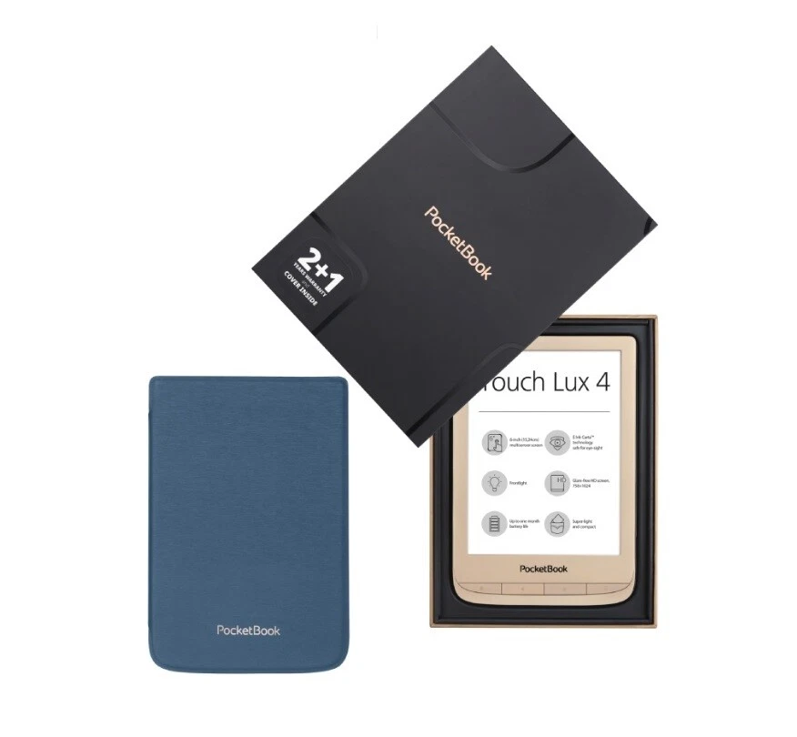 Limited Gold Reader Cover Touch PocketBook 6\