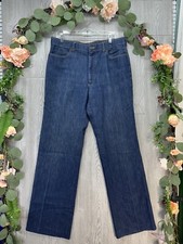 LEVIS Jeans Vintage 70s Action Slacks Wide Leg 34x33 Dark Raw Wash Scovill Zip