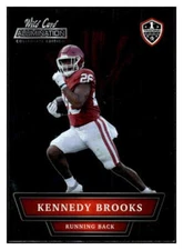 KENNEDY BROOKS RC 2021 Wild Card Alumination NIL ROOKIE #49 Eagles NFL  ID:53283