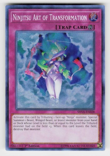 Yu-Gi-Oh! Ninjitsu Art Of Transformation – SHVA-EN028 – Super Rare – 1. Auflage – Aus Shadows In Valhalla – Fallenkarte Für Sammler & Duellanten Yu-Gi-Oh! Ninjitsu Art Of Transformation – SHVA-EN028 – Super Rare – 1. Auflage – Aus Shadows In Valhalla – Fallenkarte Für Sammler & Duellanten