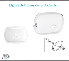 Dental A-Dec Lens Cover Replacement PREMIUM LIGHT SPLASH SHIELD, 1EA