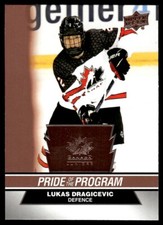 Lukas Dragicevic Rose Gold Pride Of The Program 2023-24 Upper Deck #96 Hockey