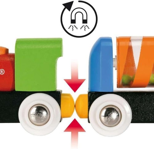 My First Railway – 33727 Beginner Pack | Wooden Toy Train Set for Kids Age 18... - Picture 6 of 10