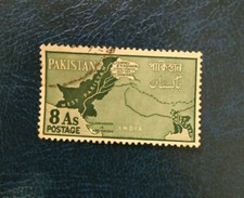 Pakistan - 1960 Disputed Areas - surimpression - carte - militaire - guerre - O