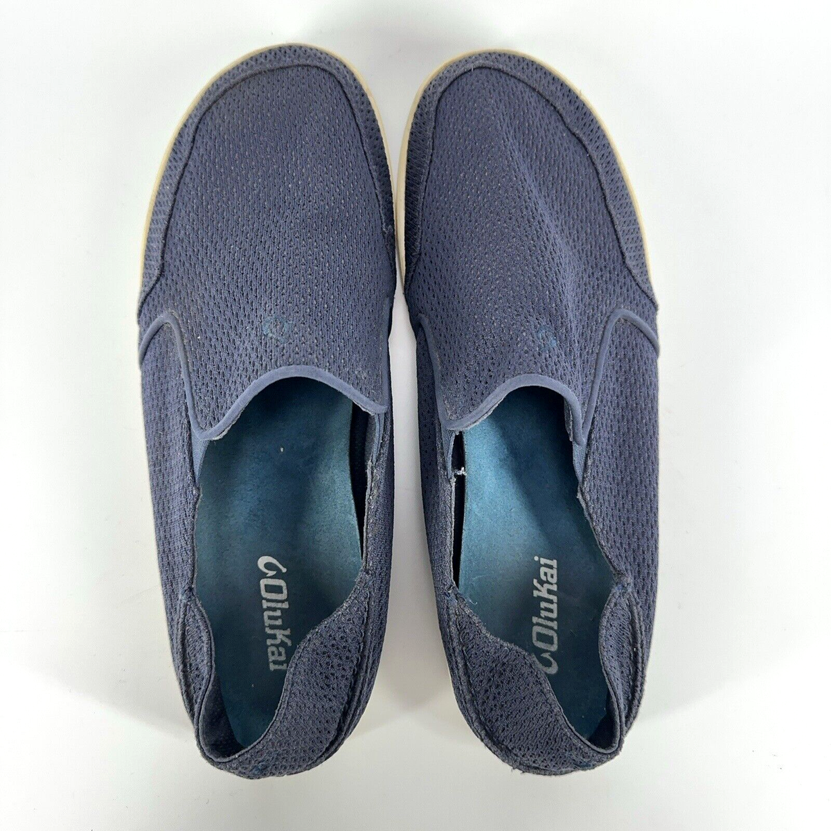 OluKai Nohea Mesh Mens Size 11.5 / 44.5 Dark Blue Slip On  display picture 2
