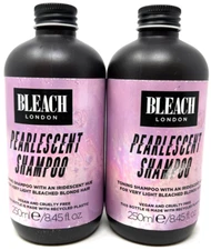 (2) Bleach London Pearlescent Shampoo 8.45 fl oz Each Iridescent Hue