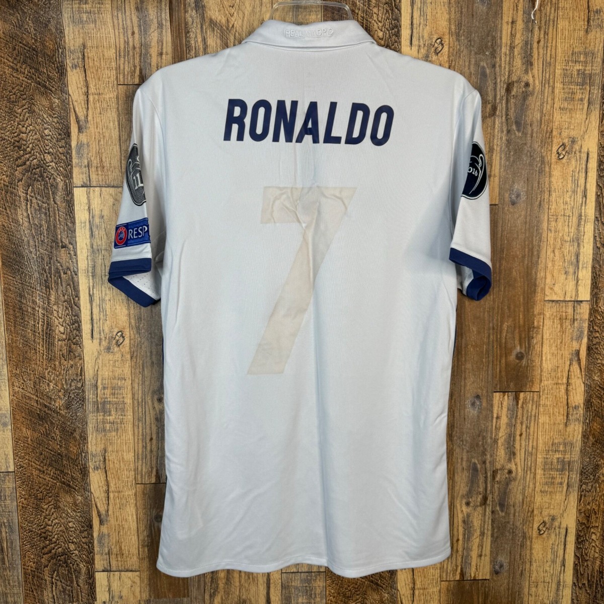 Real Madrid 2016-17 Home Soccer Jersey Ronaldo #7 Adidas AI5187