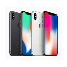 Apple iPhone X - 64GB 256 GB - Silver (AT&T) Unlocked 4G LTE Smartphone