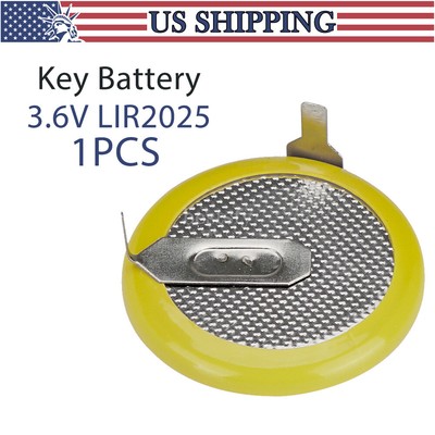 Rechargeable Battery 3.6V LIR2025 for BMW E46 E38 E39 E83 E61 Fob Remote Key