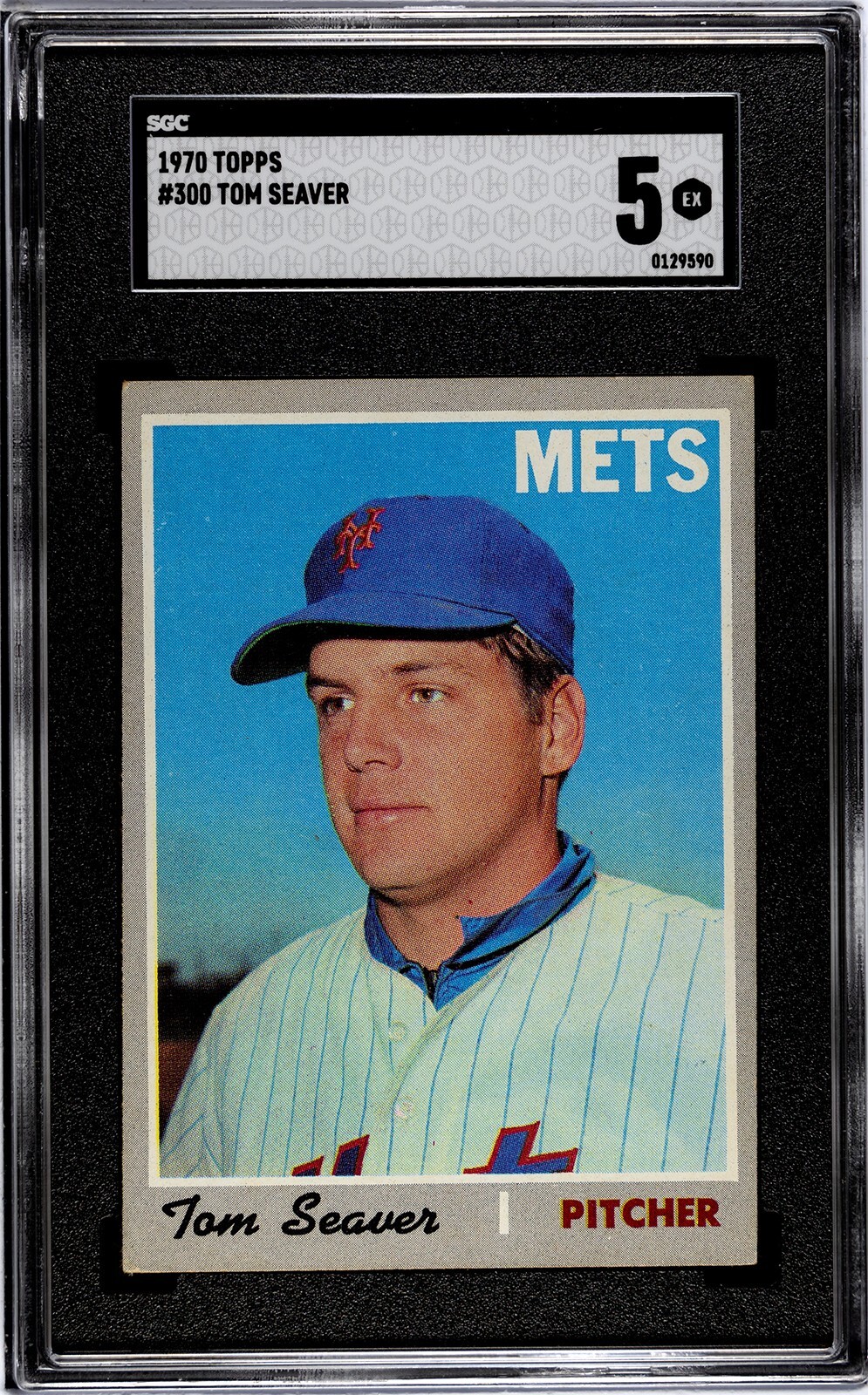 1970 Topps TOM SEAVER New York Mets #300 SGC 5 EX Condition!