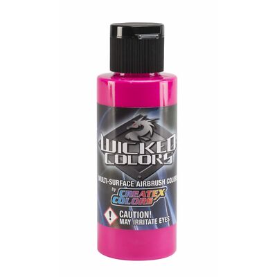 (87,35 /1l) Createx Wicked W029 Magenta 480ml Fluoreszierend Airbrush Farbe