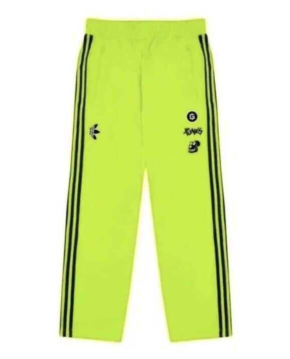 🔥Adidas Bored Ape Yacht Club Punks Neon Yellow Track Pants 🔥Adidas Bored Ape Yacht Club Punks Neon Yellow Track Pants