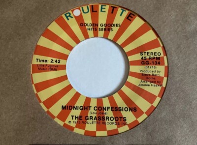Grass Roots 45 Midnight Confessions / / Bella Linda NEW reissue unplayed vinyl