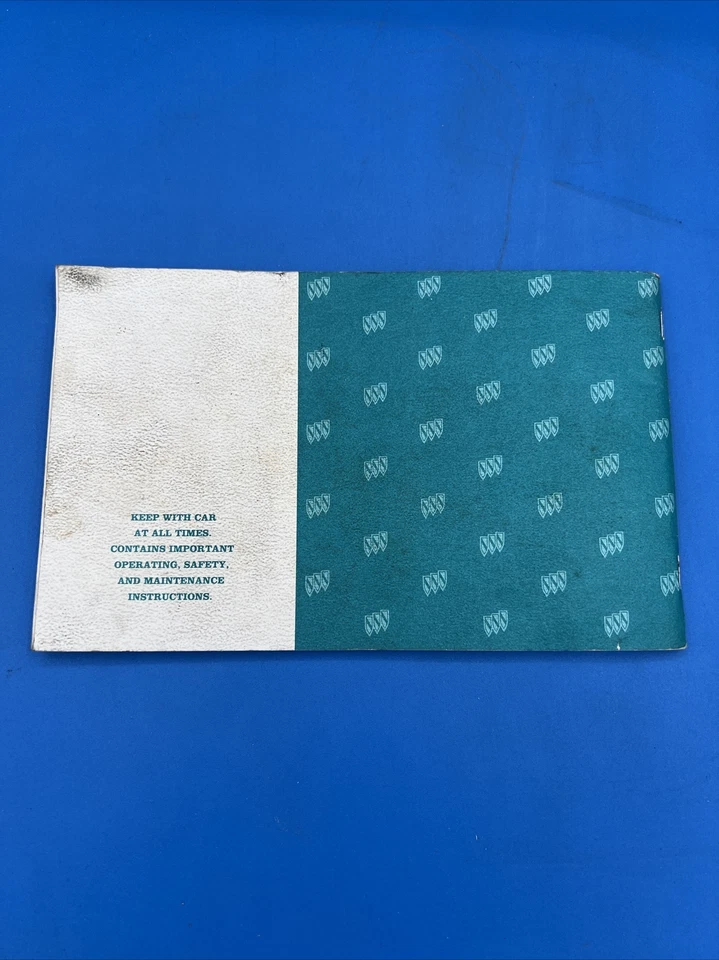 1988 Buick Century Владельцы Операторы Руководство Оригинал - Изображение 2 из 4