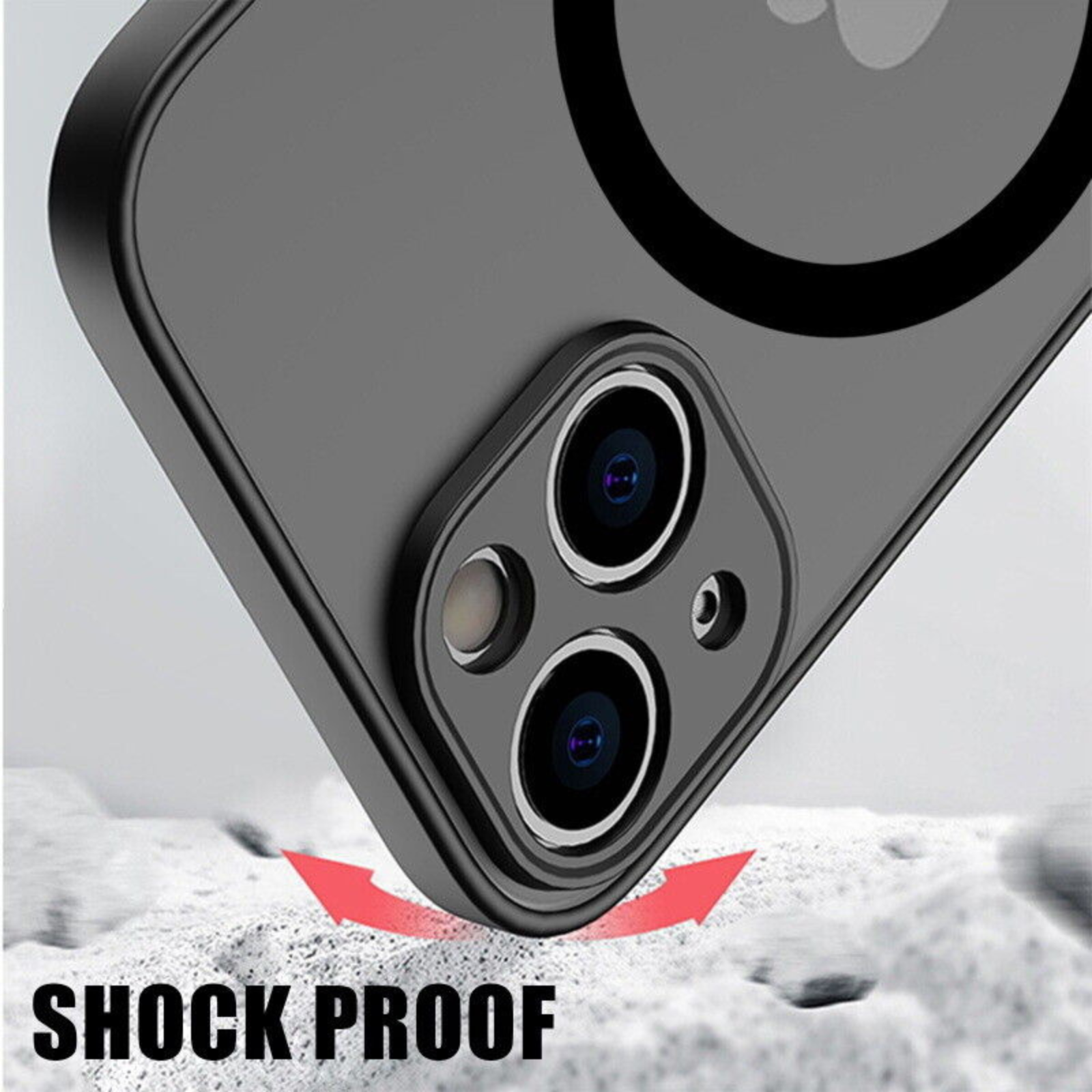 Acquista Con Lente Di Protezione Placca Custodia Per Telefono Per IPhone 15 14 13 12 11 Pro Max Plus Per Magsafe Carica Wireless Paraurti Glitter Cover In Italia A Partire Da 3.42 - Foto 13