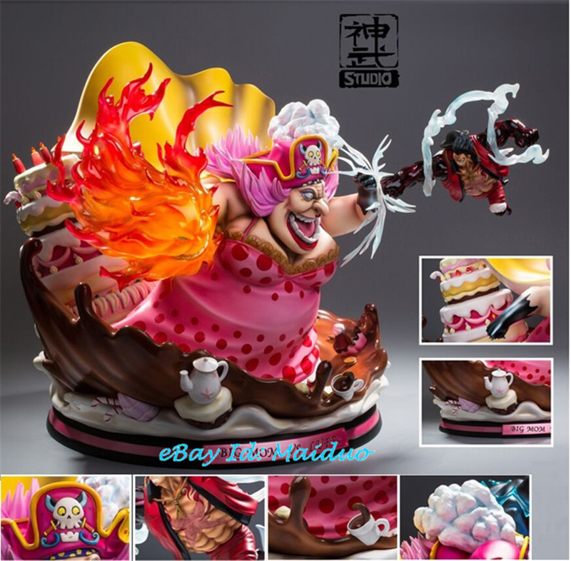 Big Mom VS Luffy Statue Resin Model GK Charlotte Linlin SW studio