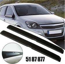 VAUXHALL OPEL ASTRA H CEILING GUTTER TRIM COVER FRONT OR BACK BLACK 2 PCS