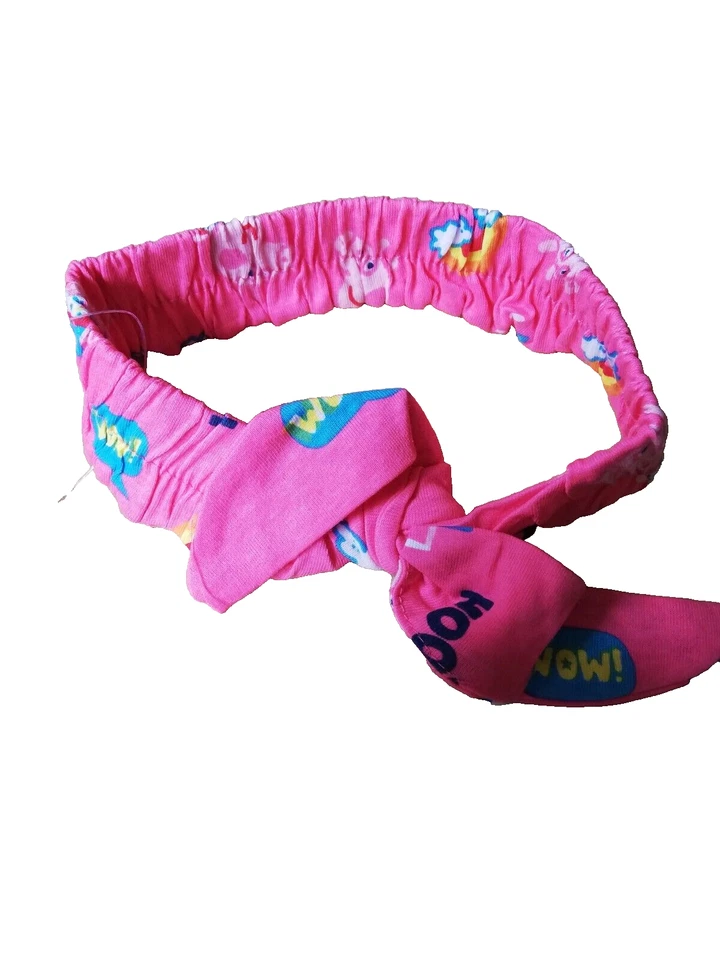 Girls Peppa Pig Dress & Headband 2-5 Y Long Sleeve Peppa Print 100% Cotton Party - Image 3 of 4