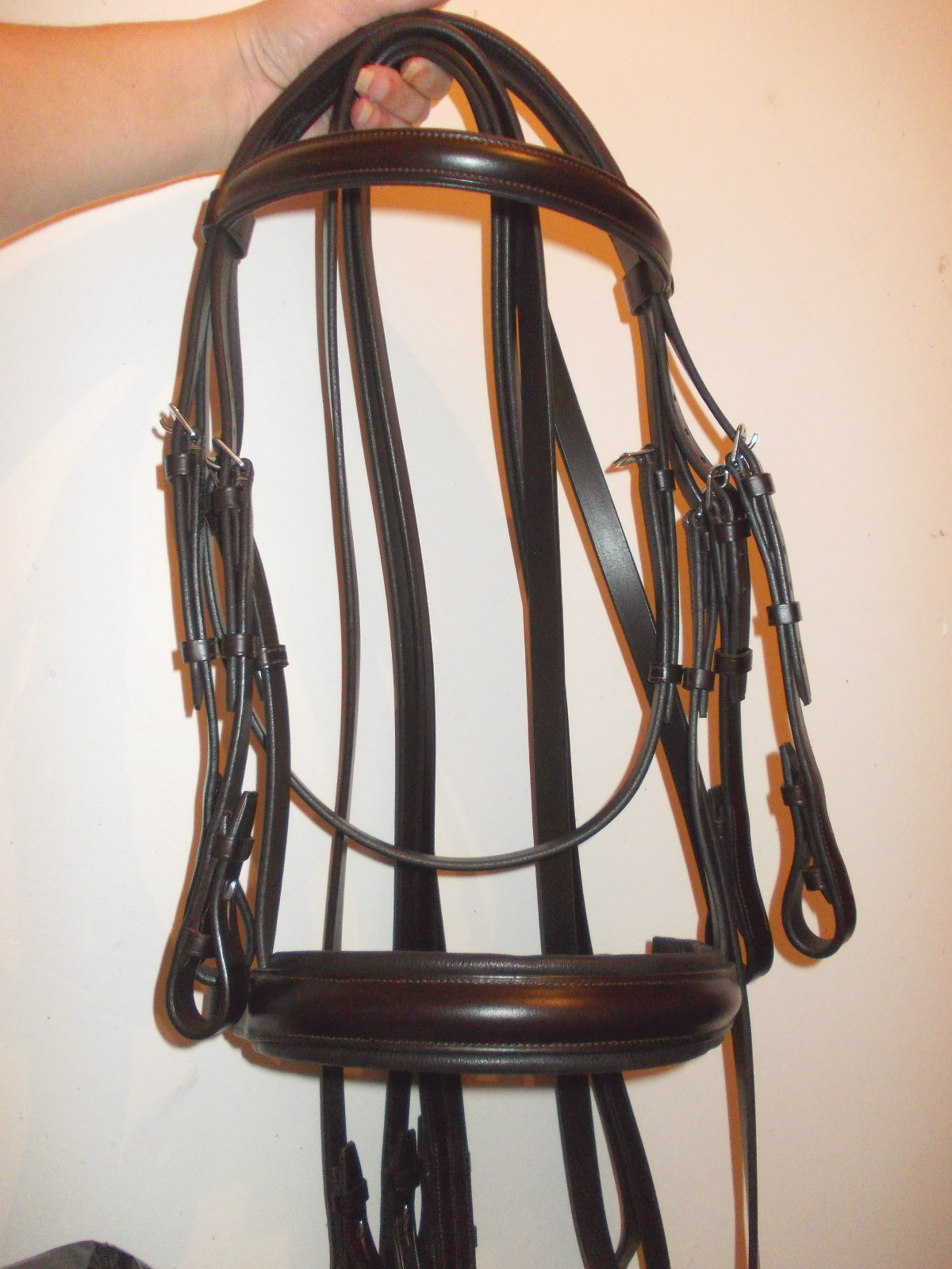 Bnwt frank baines double bridle & reins cob Bnwt frank baines double bridle & reins cob