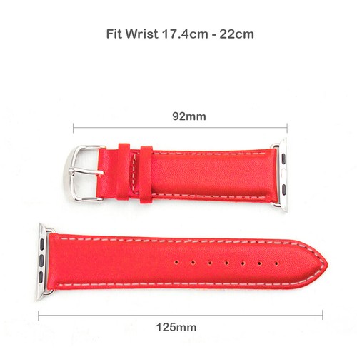 Für Apple iWatch Series 9 8 7 6 5 4 3 2 1 SE Ultra 2 Echtleder Armband - Bild 22 von 31