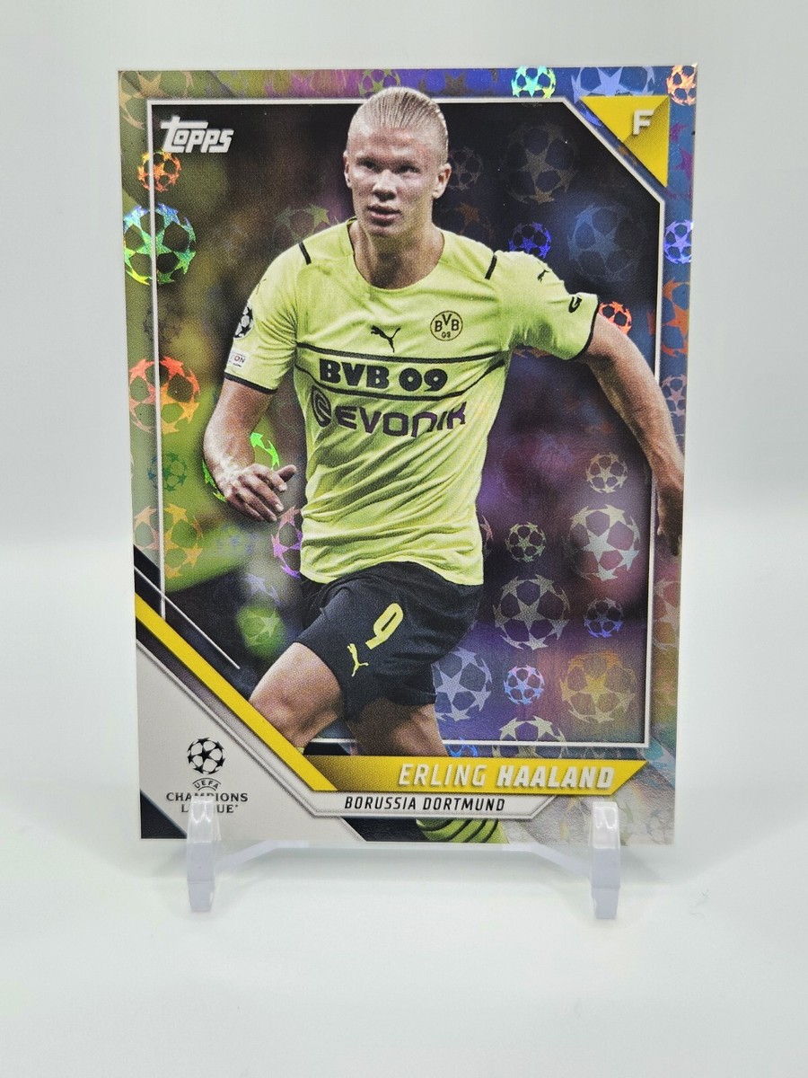 2021-22 Topps UEFA CL Erling Haaland Starball Foil #1 Borussia